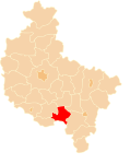 POL województwo wielkopolskie powiat krotoszyński map